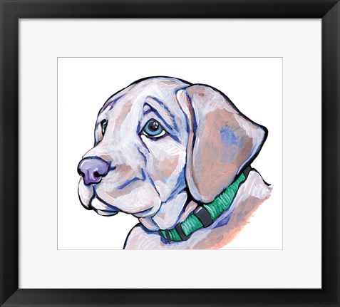 Framed Puppy Print