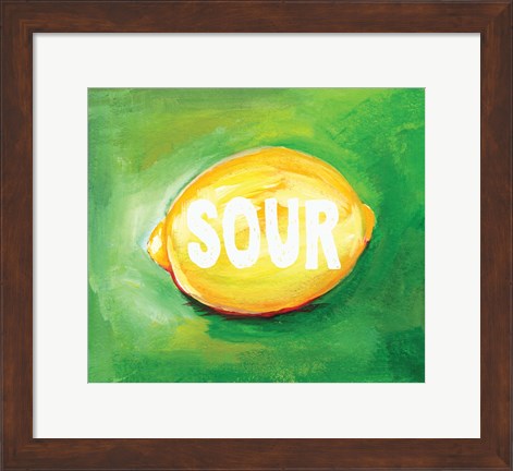 Framed Sour Print