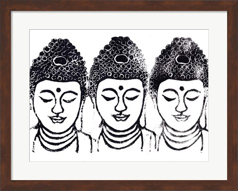 Framed Buddha III Print