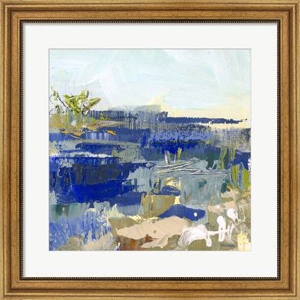 Framed Coastal Sand 3 Print