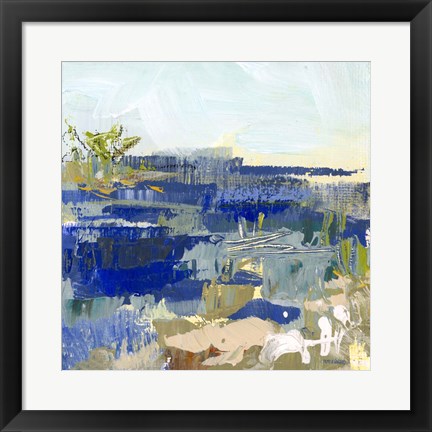 Framed Coastal Sand 3 Print