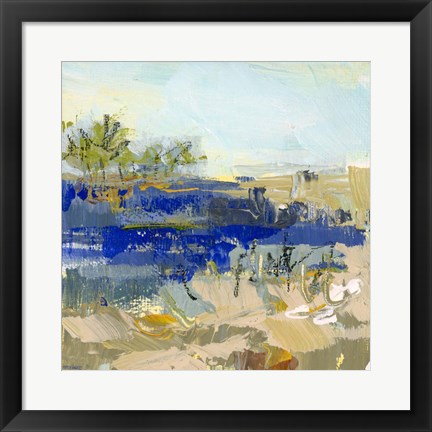 Framed Coastal Sand 6 Print