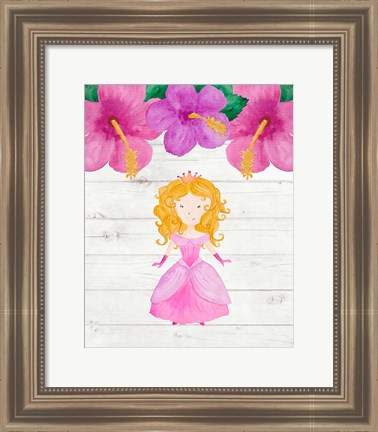 Framed Princess Flowers Print