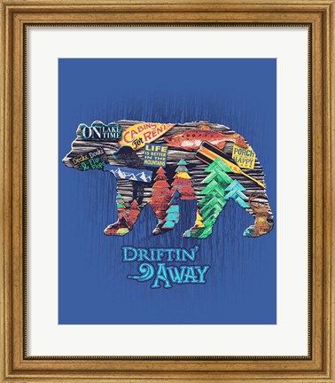 Framed Bear Print