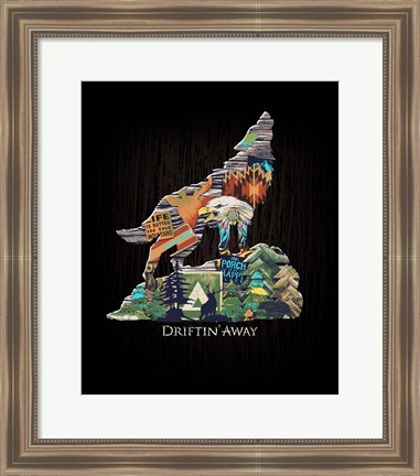 Framed Wolf Print