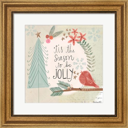 Framed Jolly Print