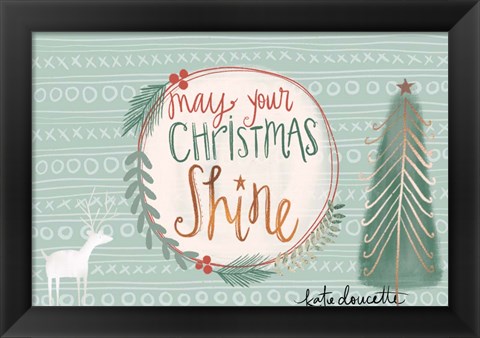 Framed Christmas Shine Print