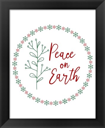 Framed Peace on Earth Print