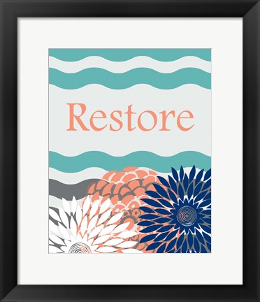 Framed Restore Waves Print