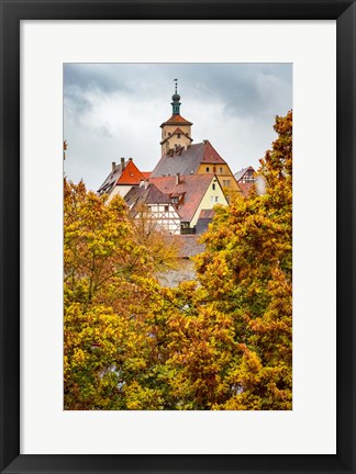 Framed Fall Colors of Rothenburg III Print