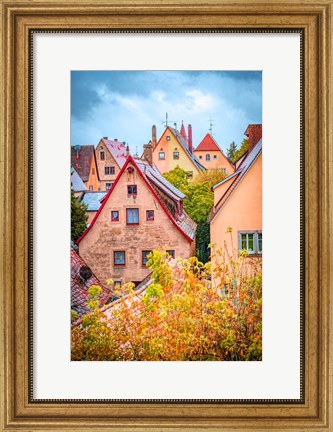 Framed Fall Colors of Rothenburg II Print