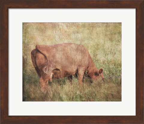 Framed Lush Pastures Print