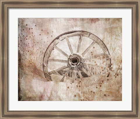 Framed Wagonwheel Print