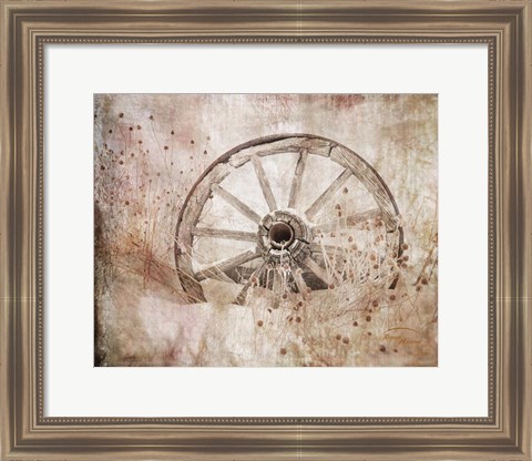 Framed Wagonwheel Print