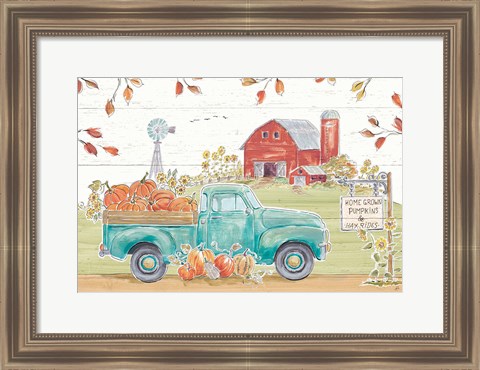 Framed Fall Market I Print