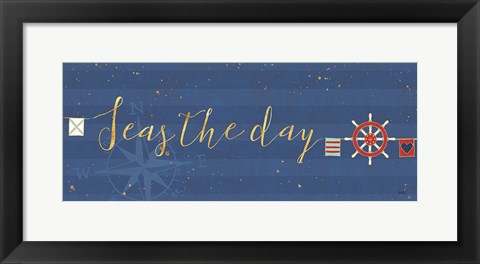 Framed Underlined Nautical VI Print