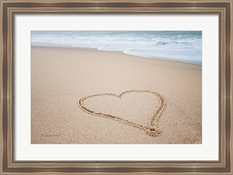 Framed Beach Love I Print