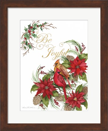 Framed Holiday Happiness VI Print