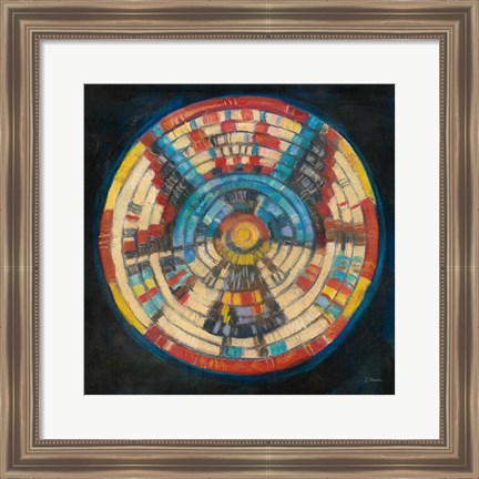 Framed Kachina Basket Print