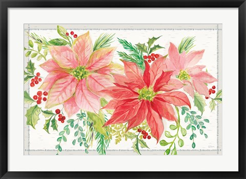 Framed Winter Blooms VI Print