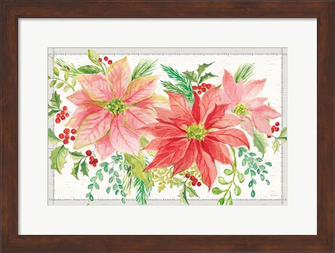 Framed Winter Blooms VI Print