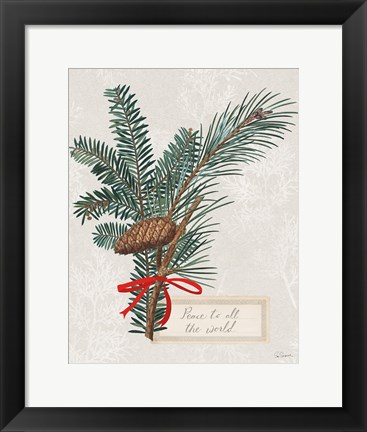 Framed Joyful Tidings IV Print