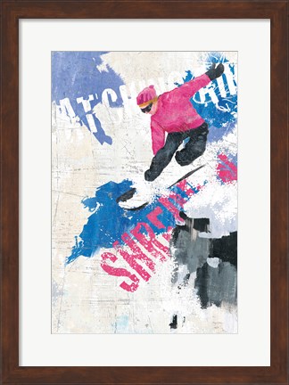 Framed Catching Air II Print