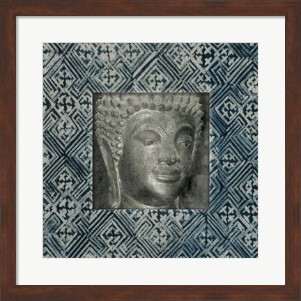 Framed Moment of Zen I Batik Print