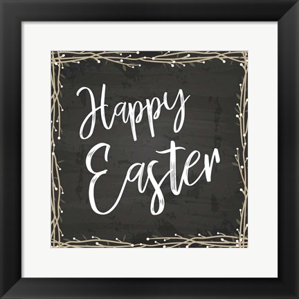 Framed Happy Easter Print