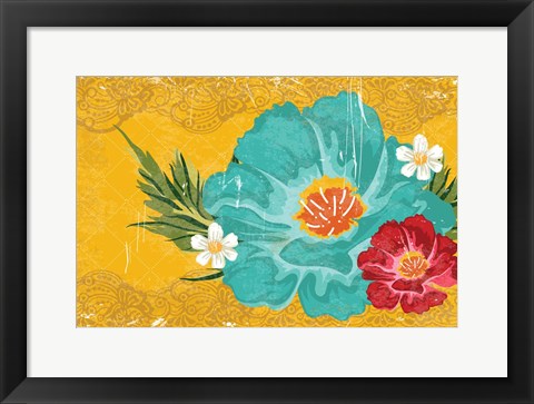 Framed Floral II Print