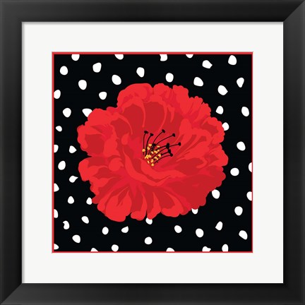 Framed Poppy III Print