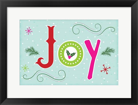 Framed Joy Print