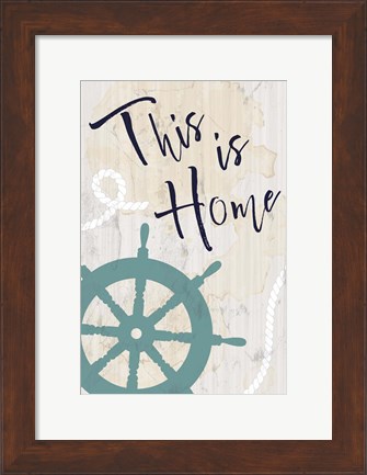Framed This is Home Print