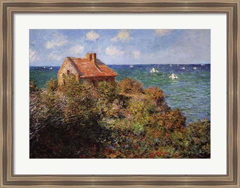 Framed Fisherman&#39;s Cottage Print