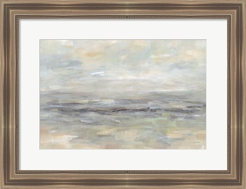 Framed Stormy Grey Landscape Print