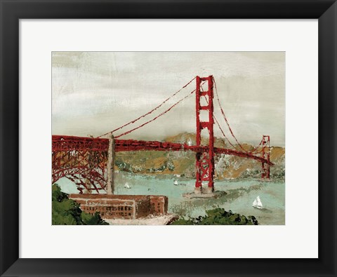 Framed Golden Gate Bridge Print