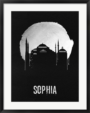 Framed Sophia Landmark Black Print