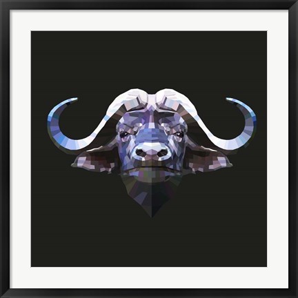 Framed Bull Print