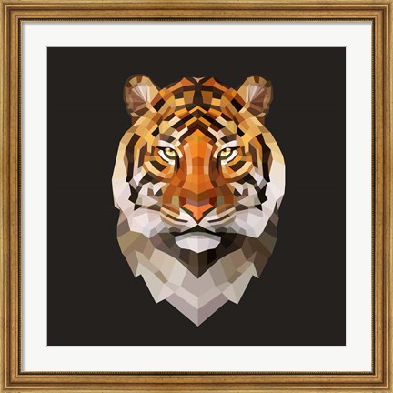 Framed Tiger Print