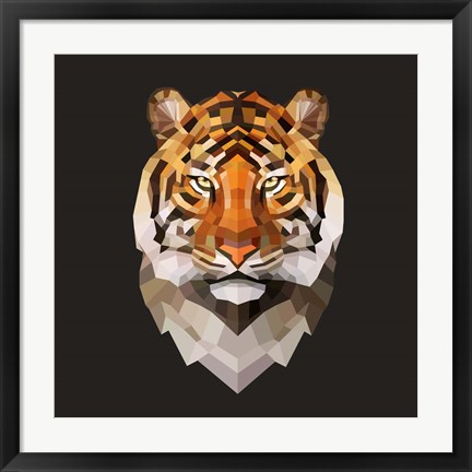 Framed Tiger Print