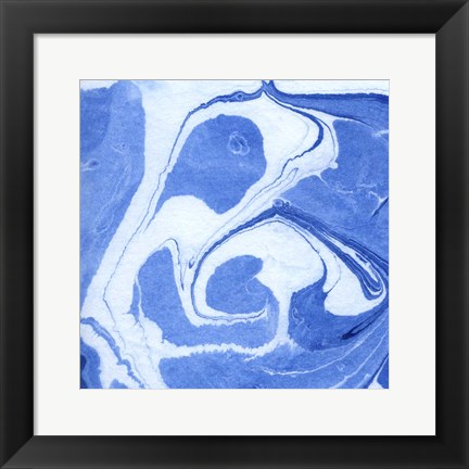 Framed Blue Marble Quad II Print