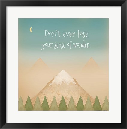 Framed Sense of Wonder II Print