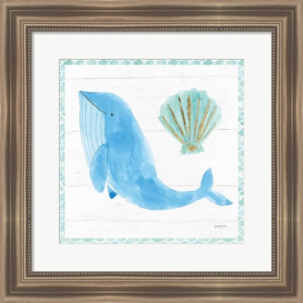 Framed Mermaid Friends VII Print