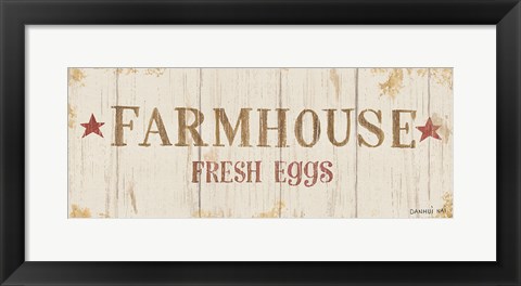 Framed Farm Patchwork XVI Print