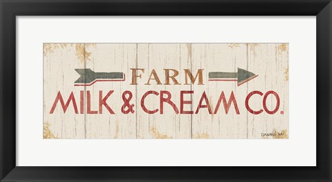 Framed Farm Patchwork XIII Print