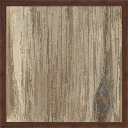 Framed Wood Panel IV Print