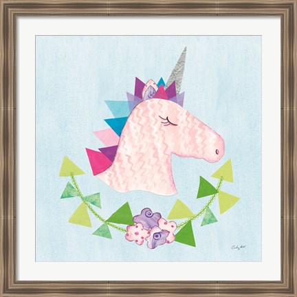 Framed Unicorn Power III Print