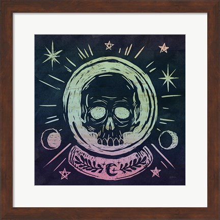 Framed Mystical Halloween Jewel III Print