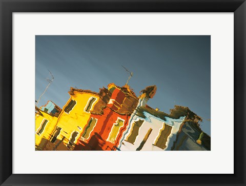 Framed Reflections of Burano XI Print