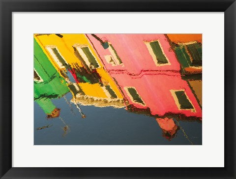 Framed Reflections of Burano X Print